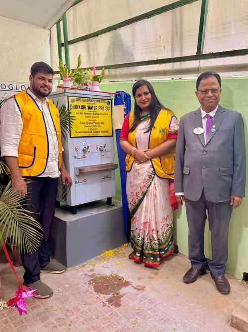 Donation of RO water plant to Capital Hospital by LCB Lotus